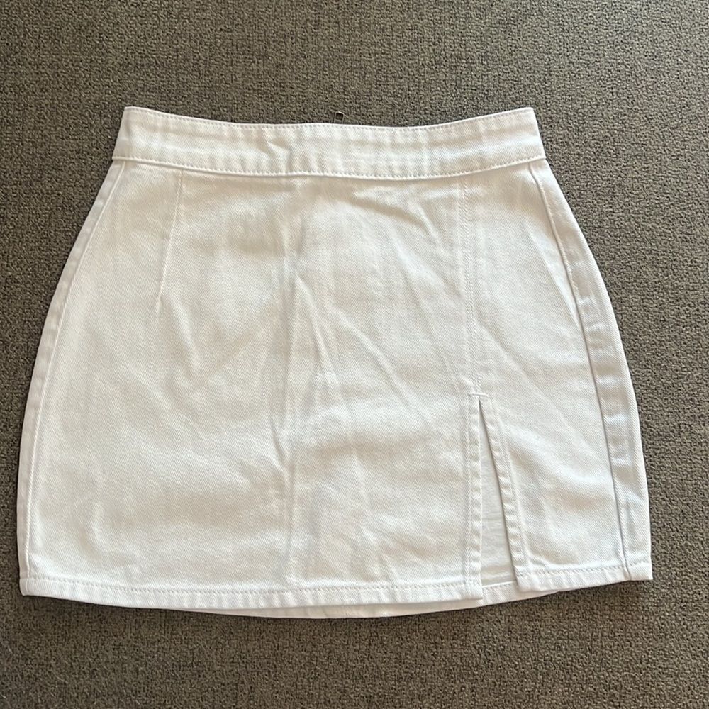Princess polly lioness white denim mini skirt size XS - Picture 4 of 7